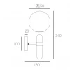 LA SPEZIA W01343BR Cosmo Light