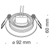 ATOM white DL023-2-01W Maytoni