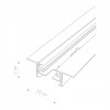 PROFILE RECESSED TRACK 2 METRE white 9014 Nowodvorski Lighting