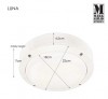 LUNA LED white 106536 Markslojd