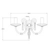 AEGEAN polished nickel AG2-POL-NICKEL Elstead Lighting