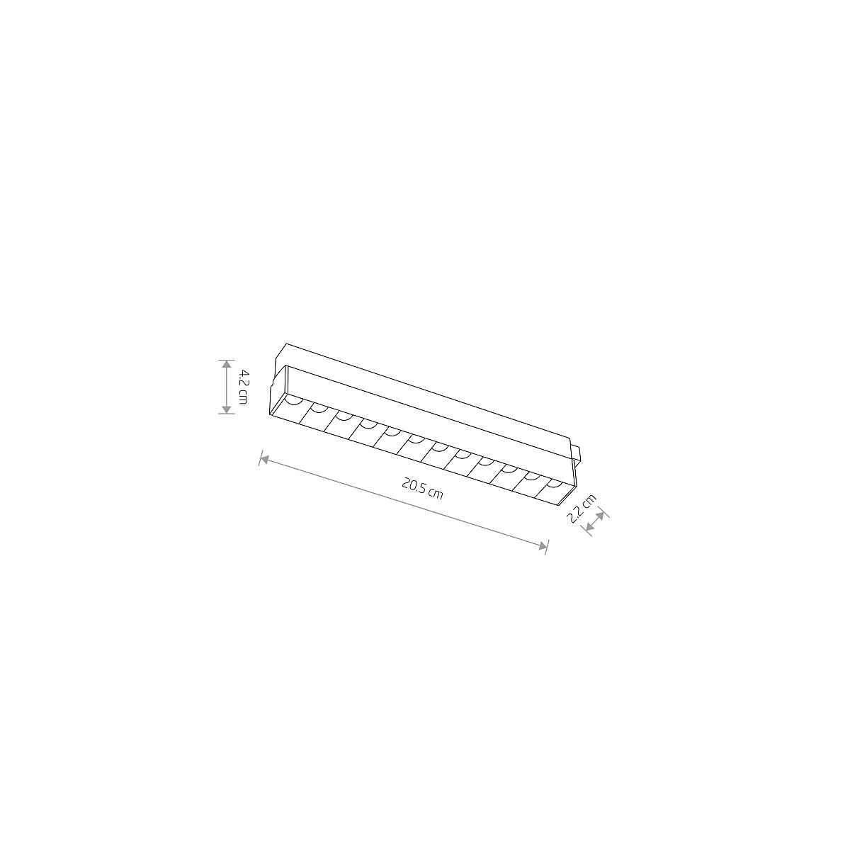 LVM FOCUS LED 9W black 4000K 10644 Nowodvorski Lighting