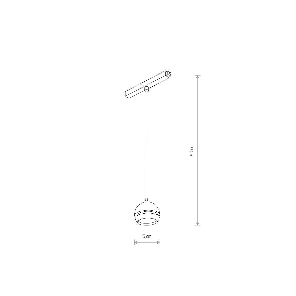 LVM SLOT LED 5W black 4000K 10653 Nowodvorski Lighting