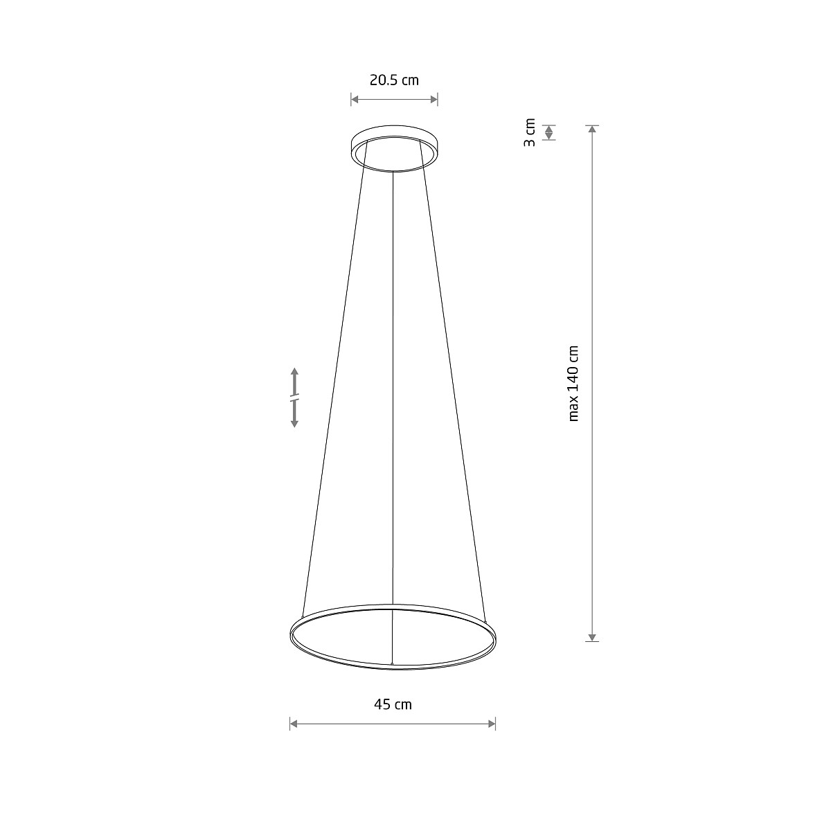 CIRCOLO LED S 3000K 10813 Nowodvorski Lighting