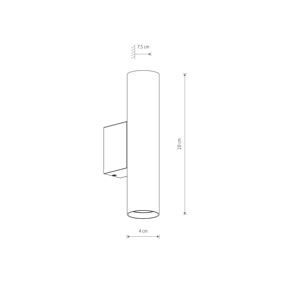 FOURTY WALL white M 10752 Nowodvorski Lighting