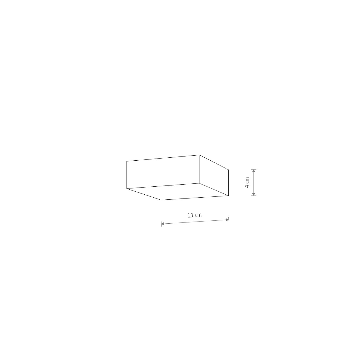 LID SQUARE LED white 15W 4000K 10428 Nowodvorski Lighting