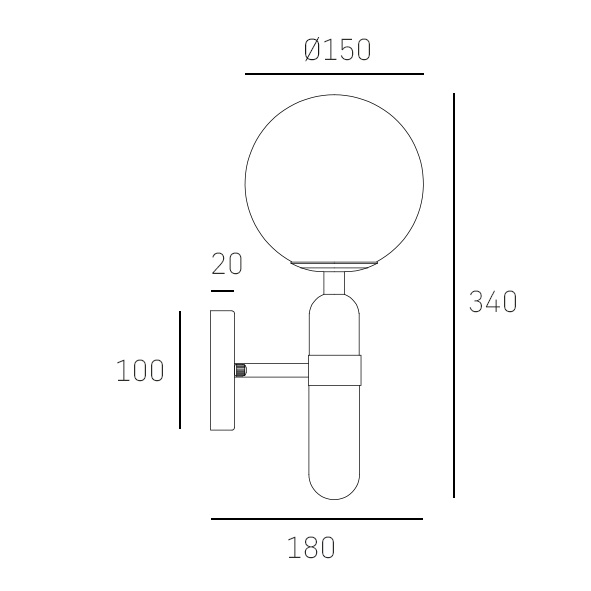 LA SPEZIA W01343BR Cosmo Light