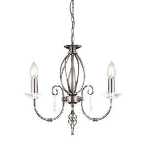 AEGEAN polished nickel AG3-POL-NICKEL Elstead Lighting