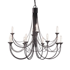 CARISBROOKE black CB12-BLACK Elstead Lighting