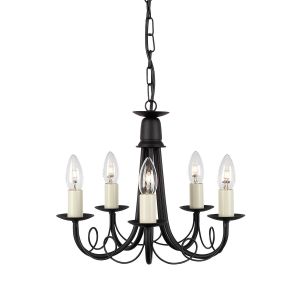 MINSTER black MN5-BLACK Elstead Lighting