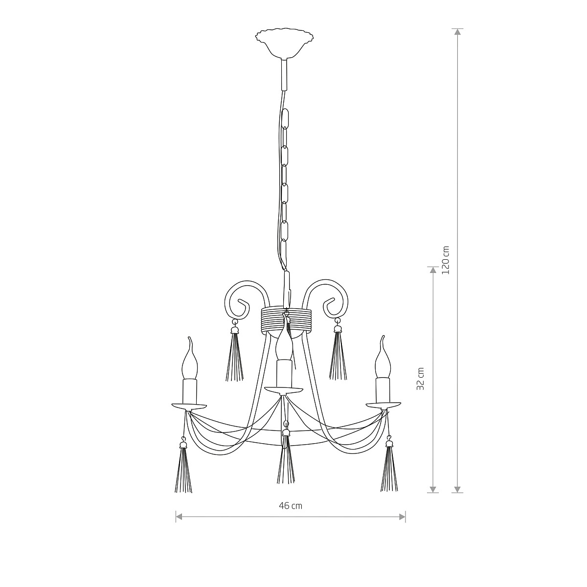 TWIST white III zwis 4983 Nowodvorski Lighting