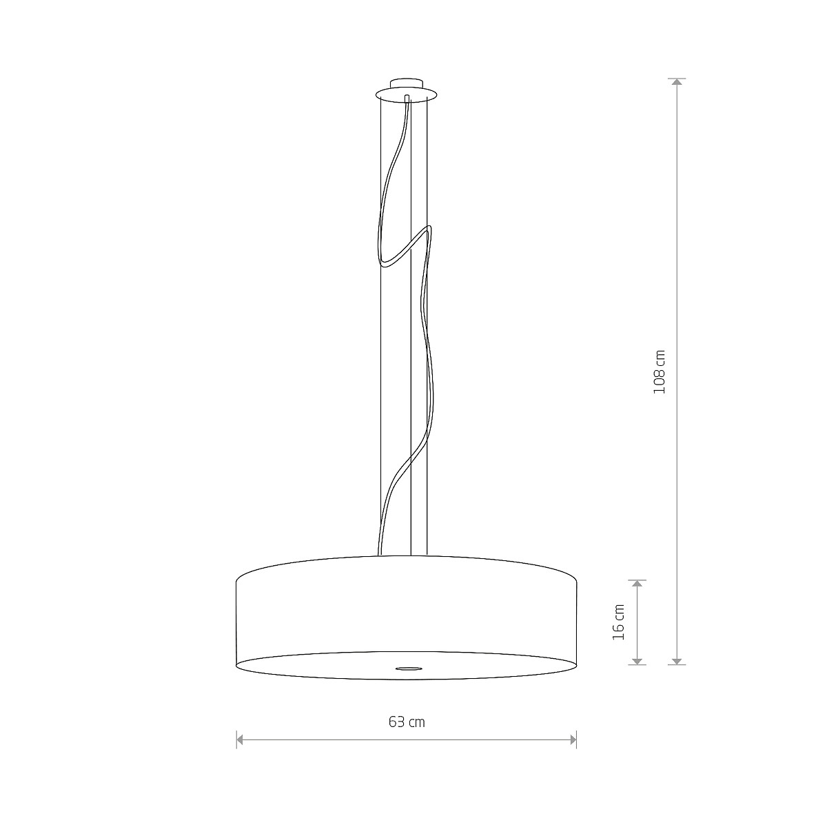 VIVIANE gray III zwis 6773 Nowodvorski Lighting