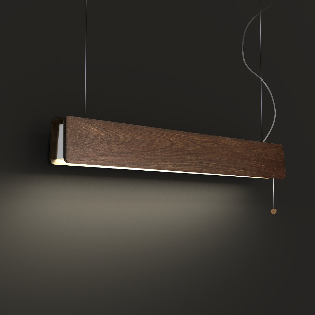 OSLO LED SMOKED OAK 90 7522 Nowodvorski Lighting