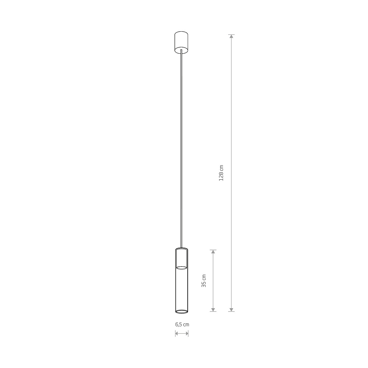 CYLINDER solid brass L 7867 Nowodvorski Lighting