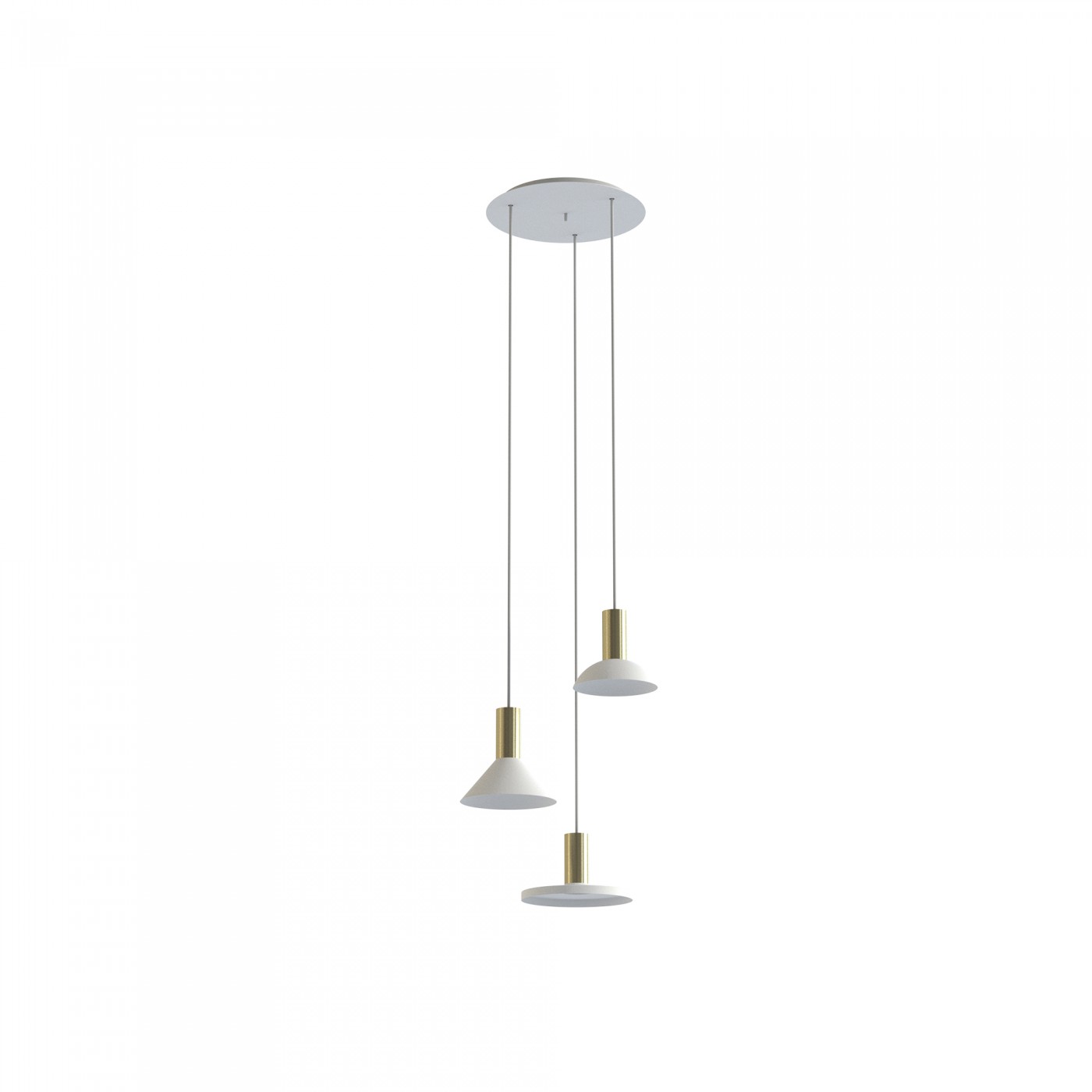 HERMANOS III  white-solid brass 8031 Nowodvorski Lighting