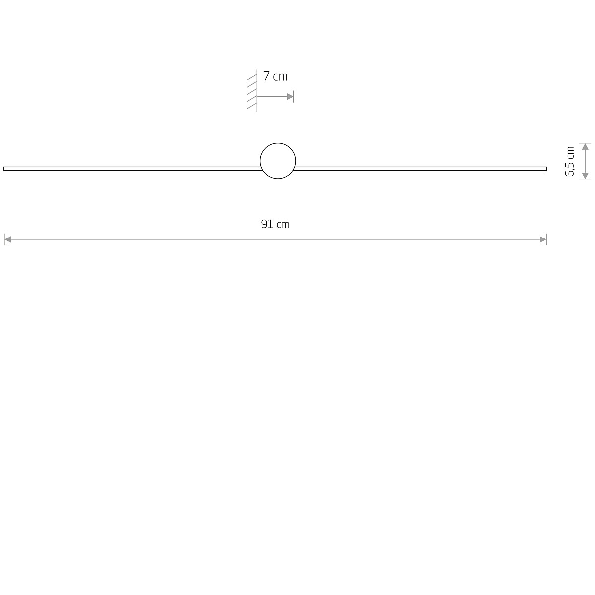 PIN LED M black 8128 Nowodvorski Lighting