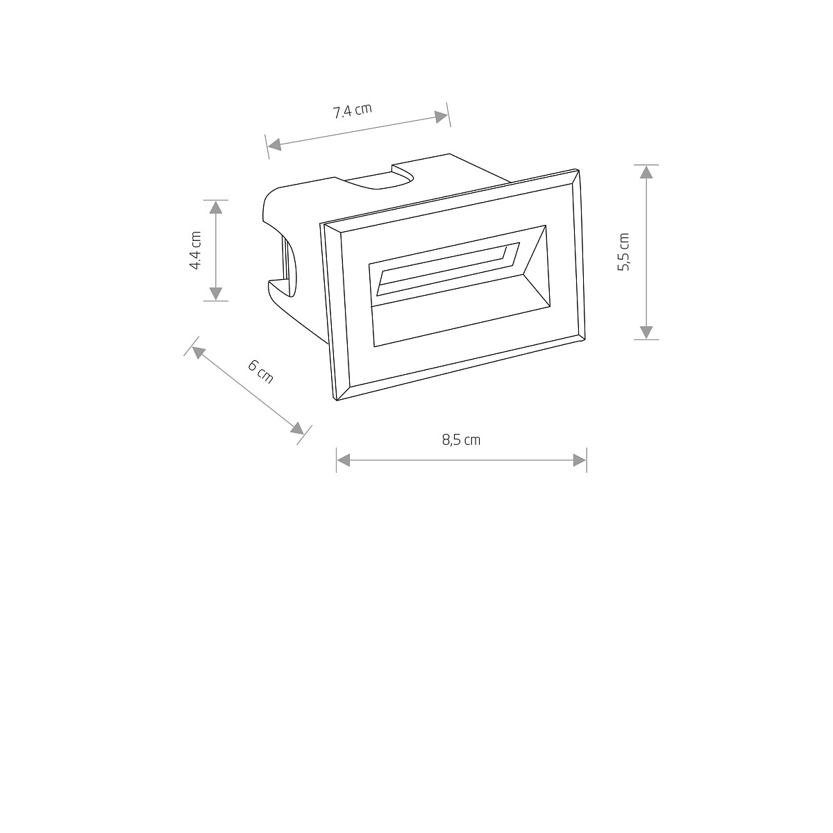 BAY LED black S 8164 Nowodvorski Lighting