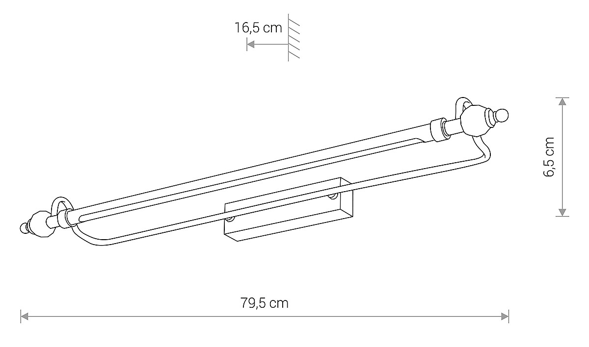 REMBRANT LED brass L 8167 Nowodvorski Lighting