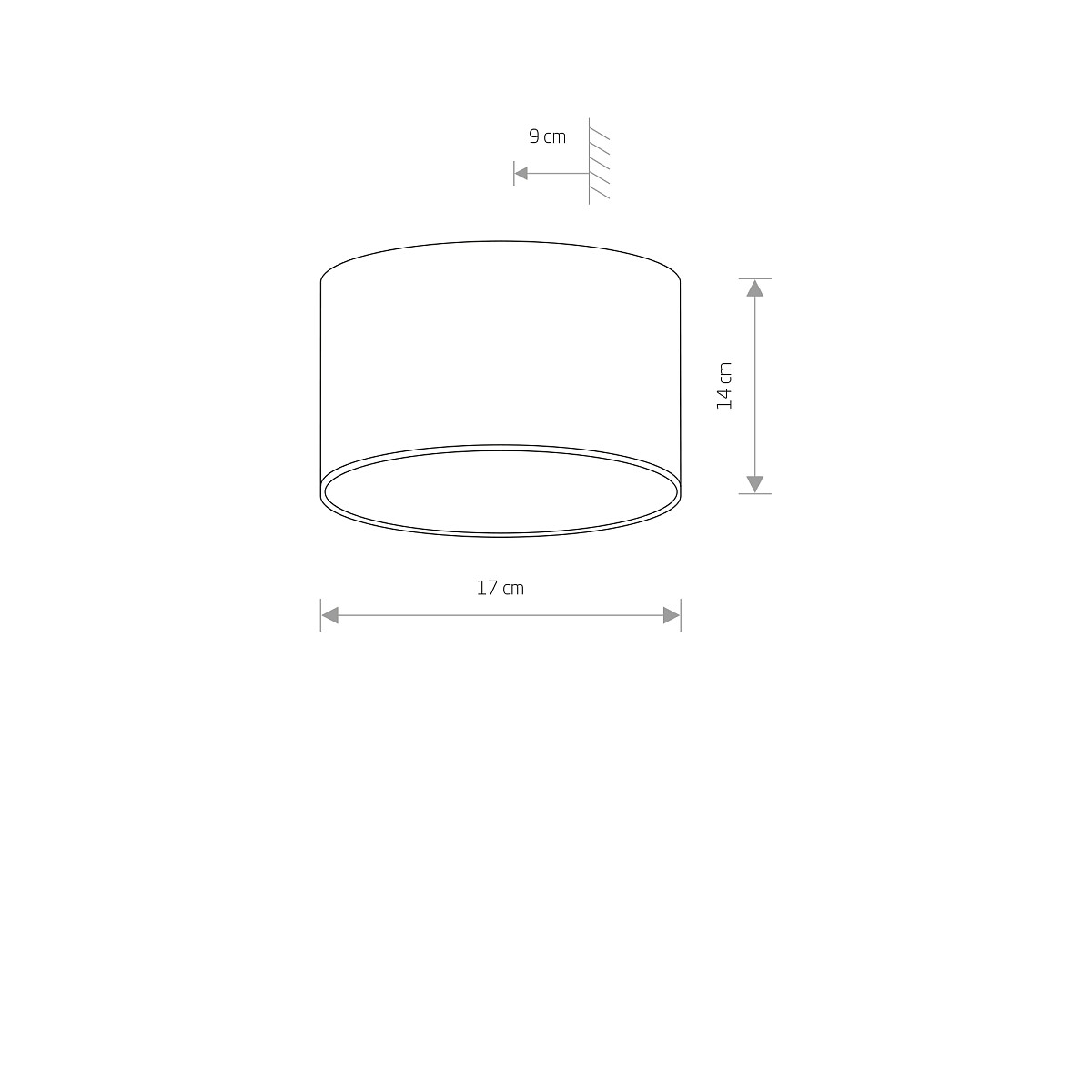 ELLIPSES LED black 8182 Nowodvorski Lighting