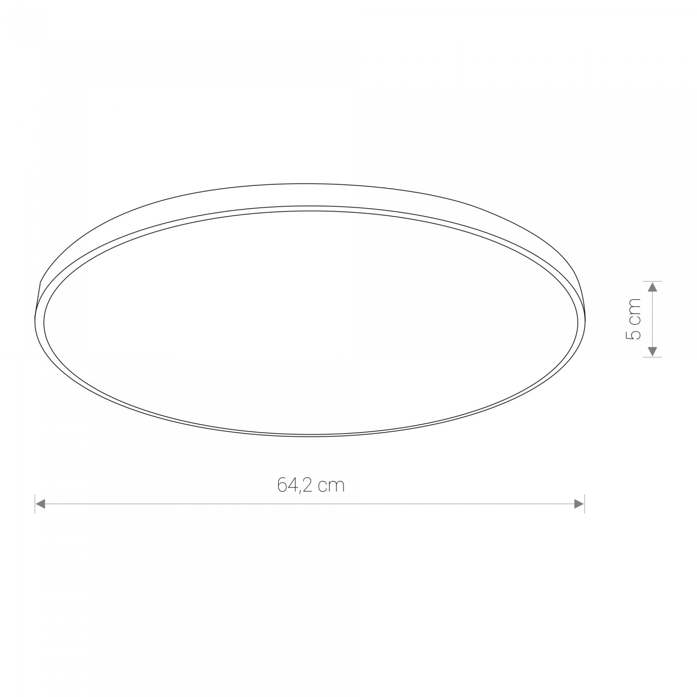 AGNES ROUND LED white L 3000K 8210 Nowodvorski Lighting