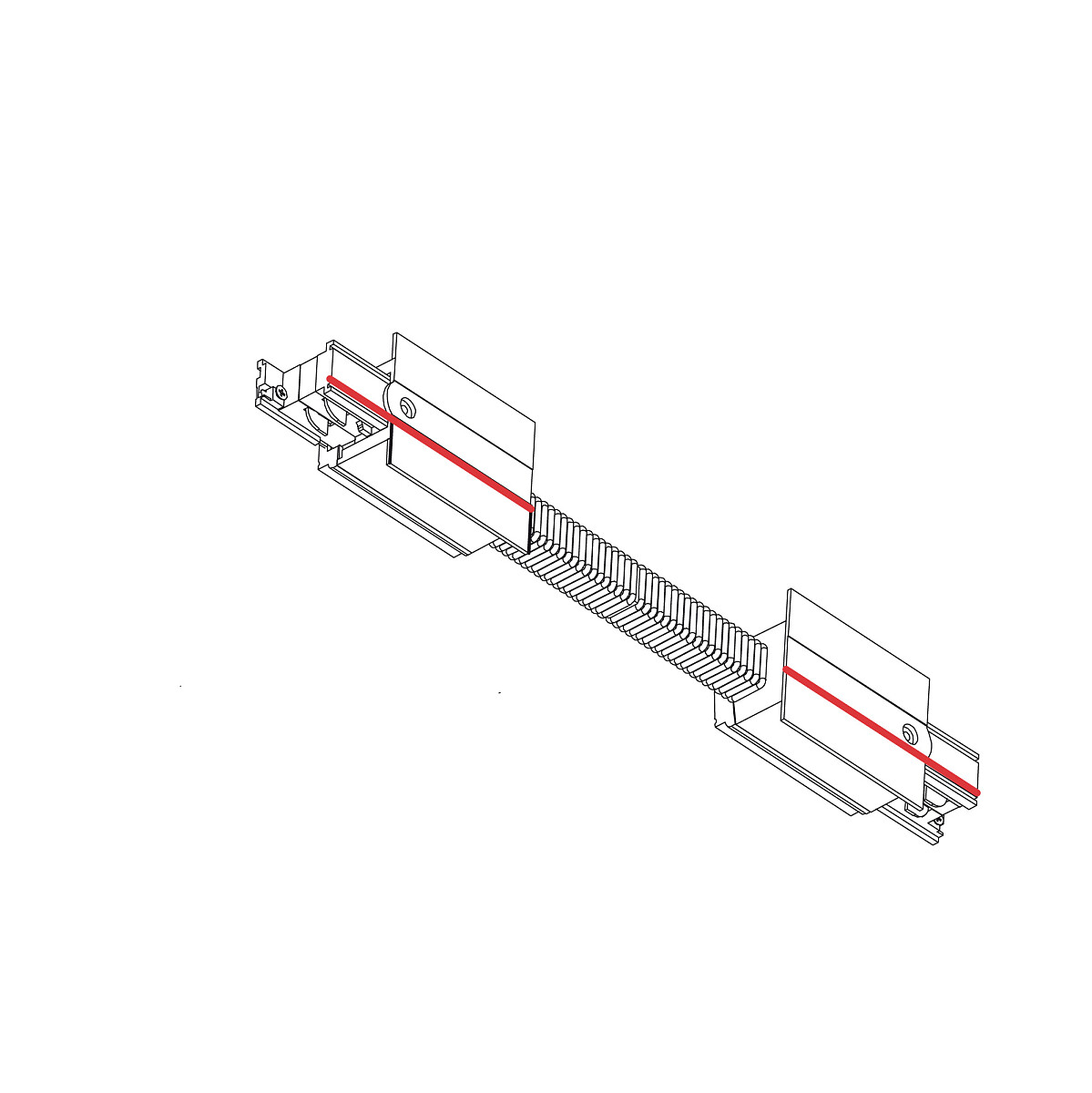 CTLS RECESSED POWER FLEX CONNECTOR white 8676 Nowodvorski Lighting