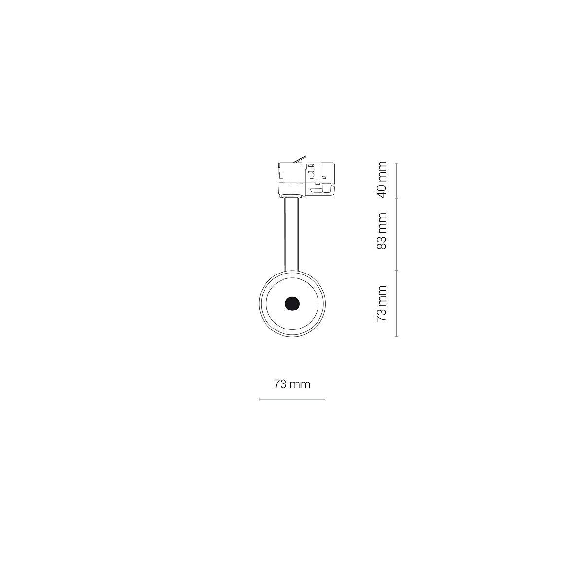 CTLS MILO LED 25W white 3000K 8762 Nowodvorski Lighting