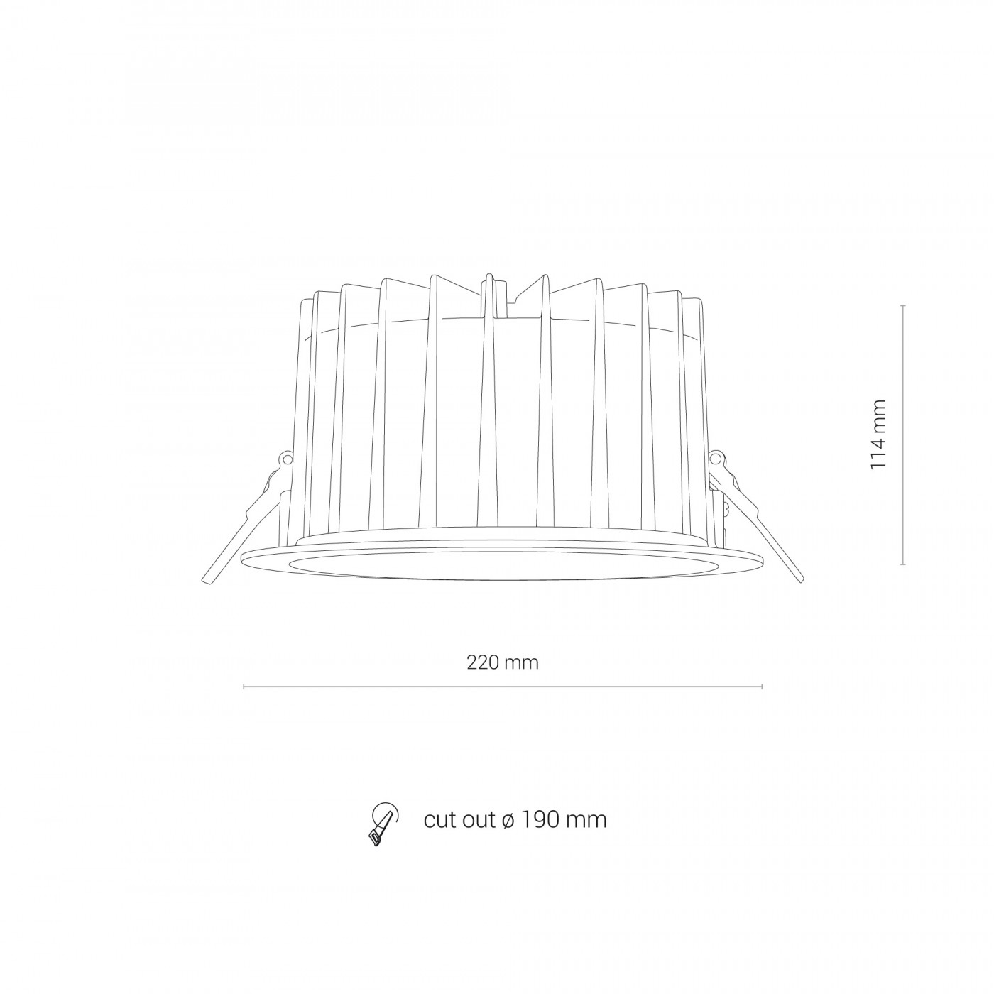 CL KEA LED 40W 4000K  8767 Nowodvorski Lighting