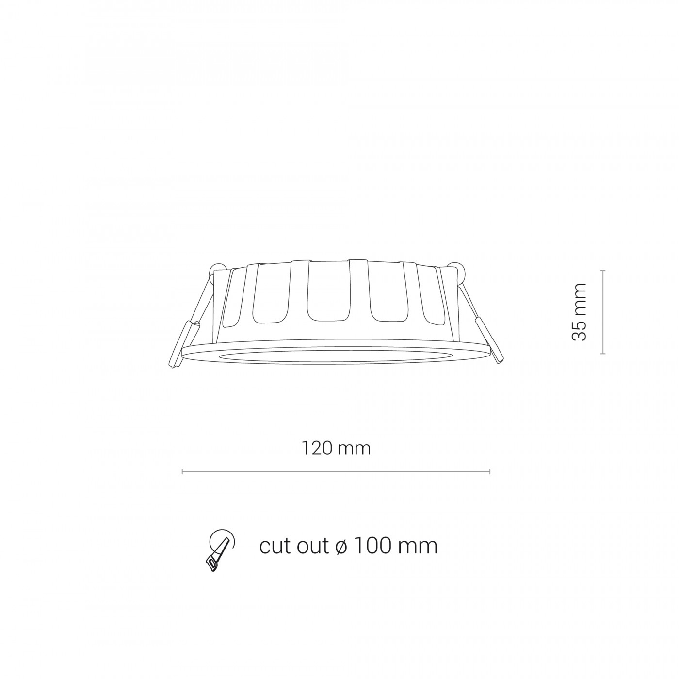 CL KOS LED 8W 4000K 8781 Nowodvorski Lighting