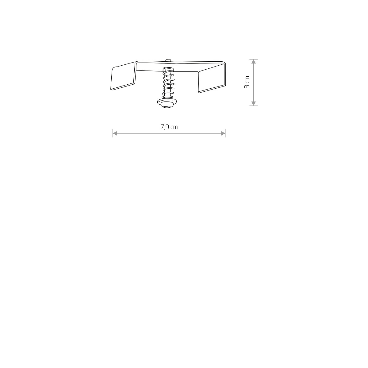 PROFILE RECESSED FIXING SET 8805 Nowodvorski Lighting