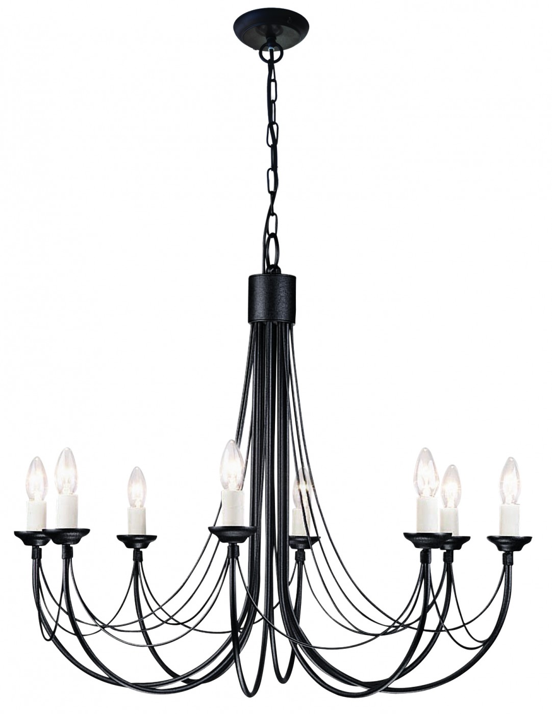 CARISBROOKE black CB8-BLACK Elstead Lighting