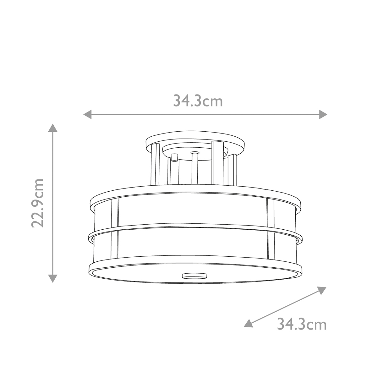 FUSION brass FE-FUSION-SF-PNBR Feiss