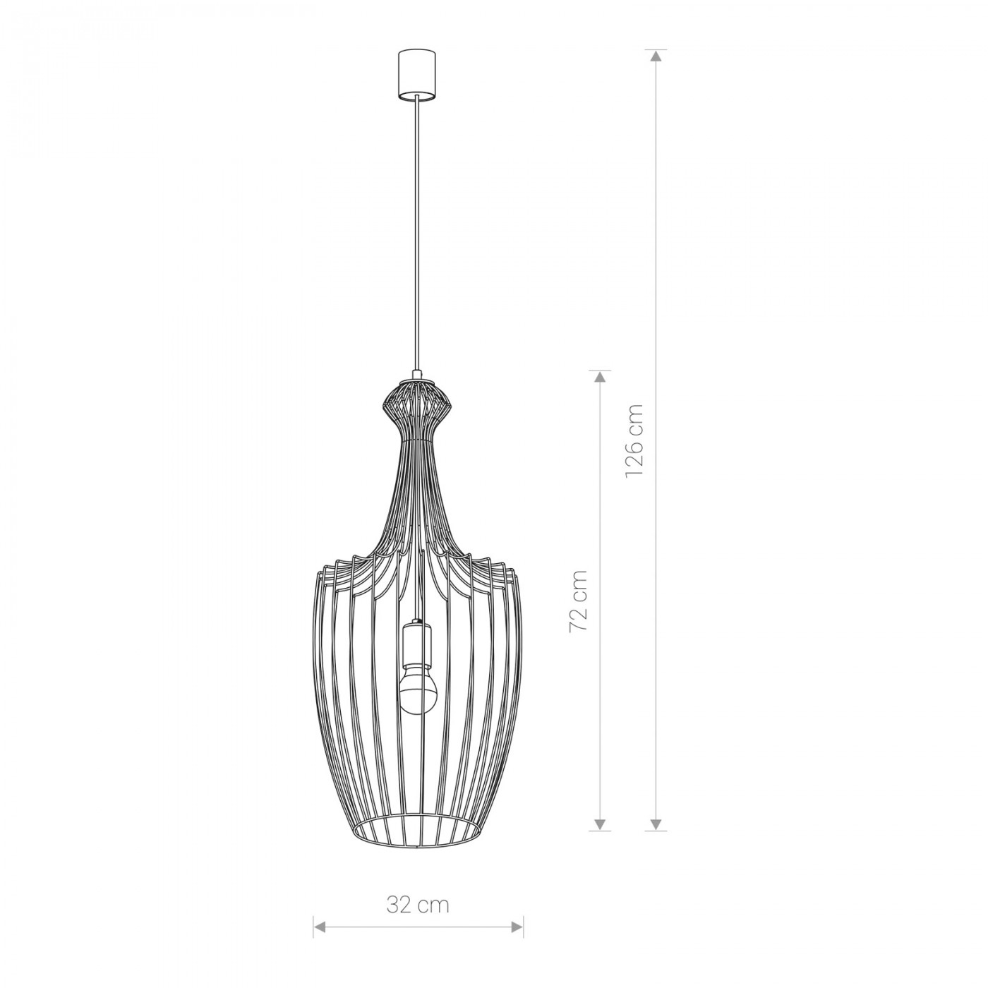 LUKSOR L black 8847 Nowodvorski Lighting