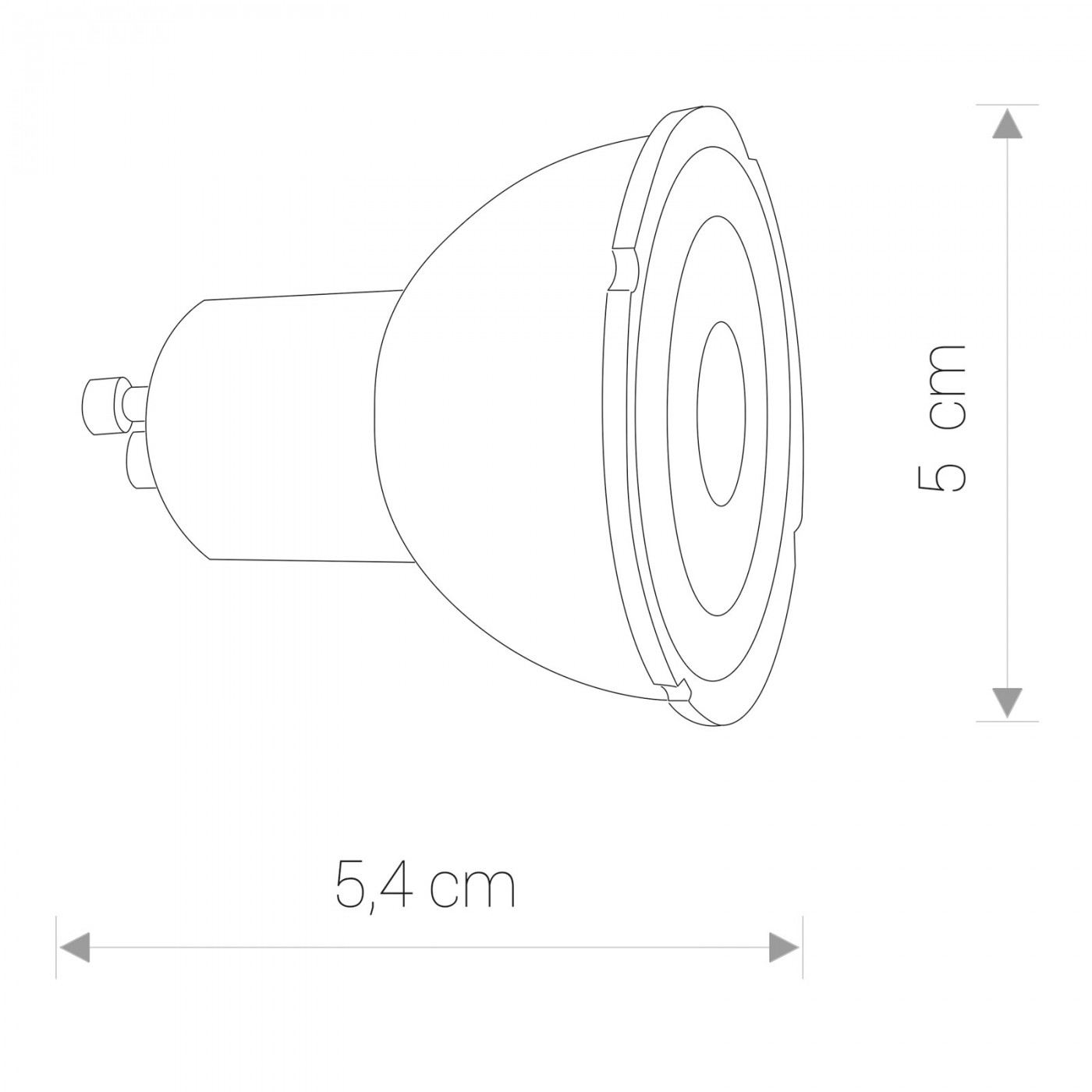 LED GU10 R50 7W  3000K 9180 Nowodvorski Lighting