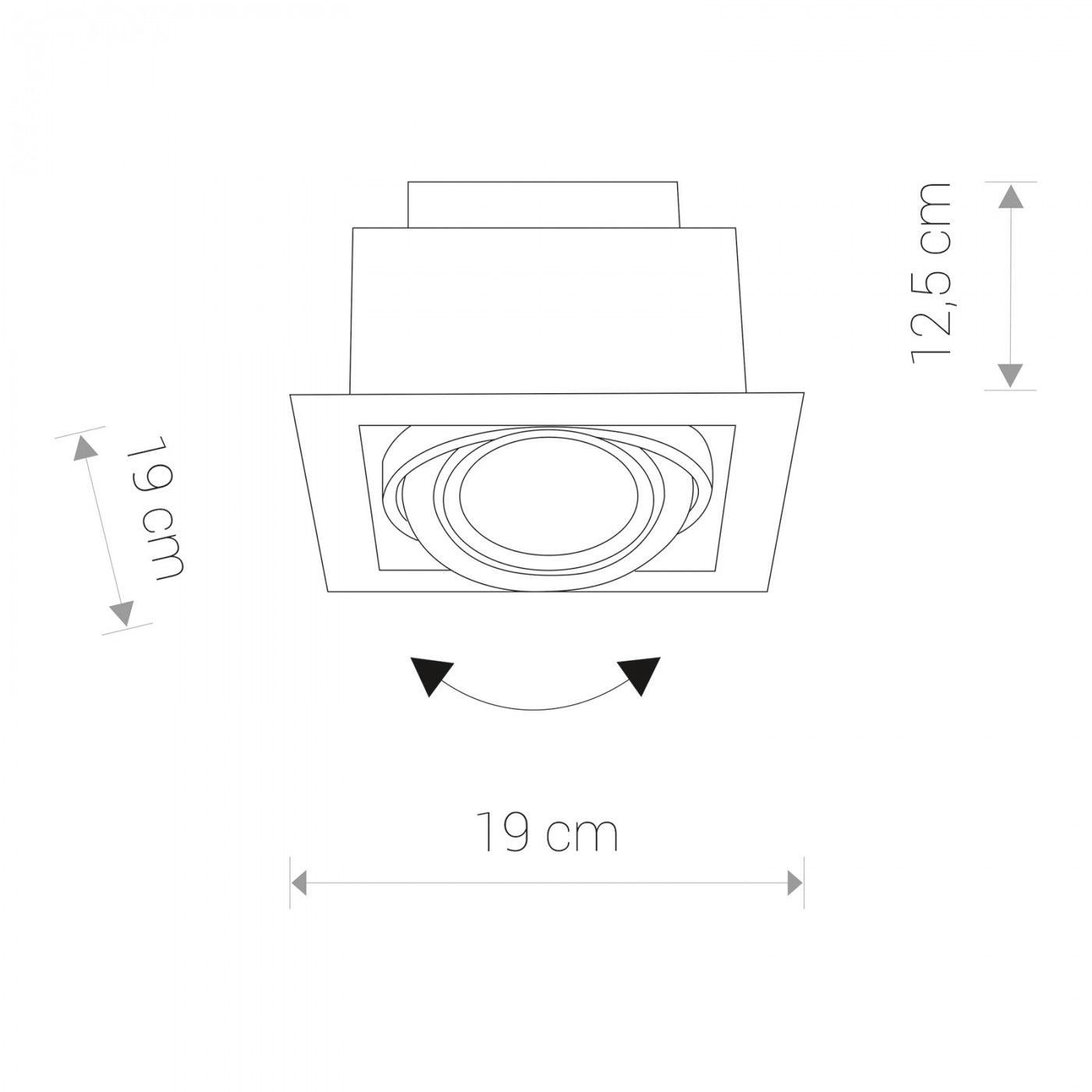 DOWNLIGHT ES111 black 9571 Nowodvorski Lighting