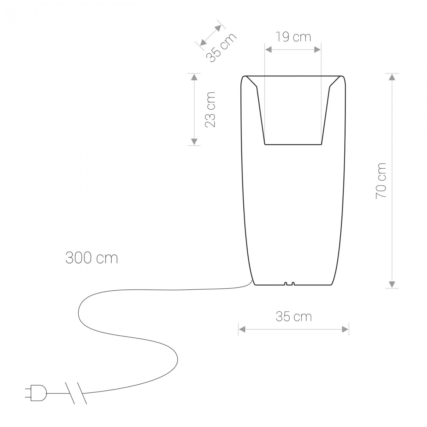 FLOWERPOT M 9712 Nowodvorski Lighting