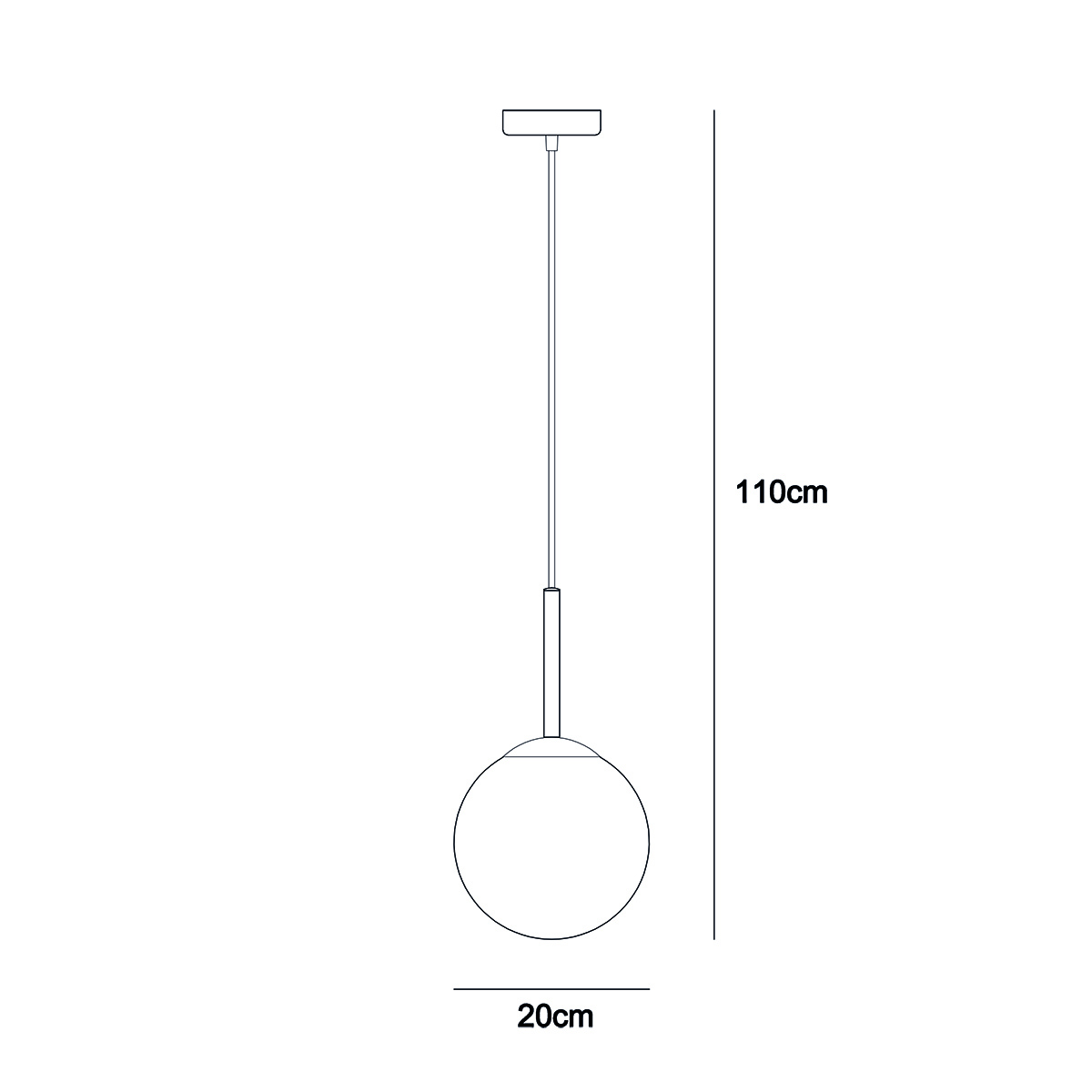 DEORE PND-5578-1S-BRO-BK Italux