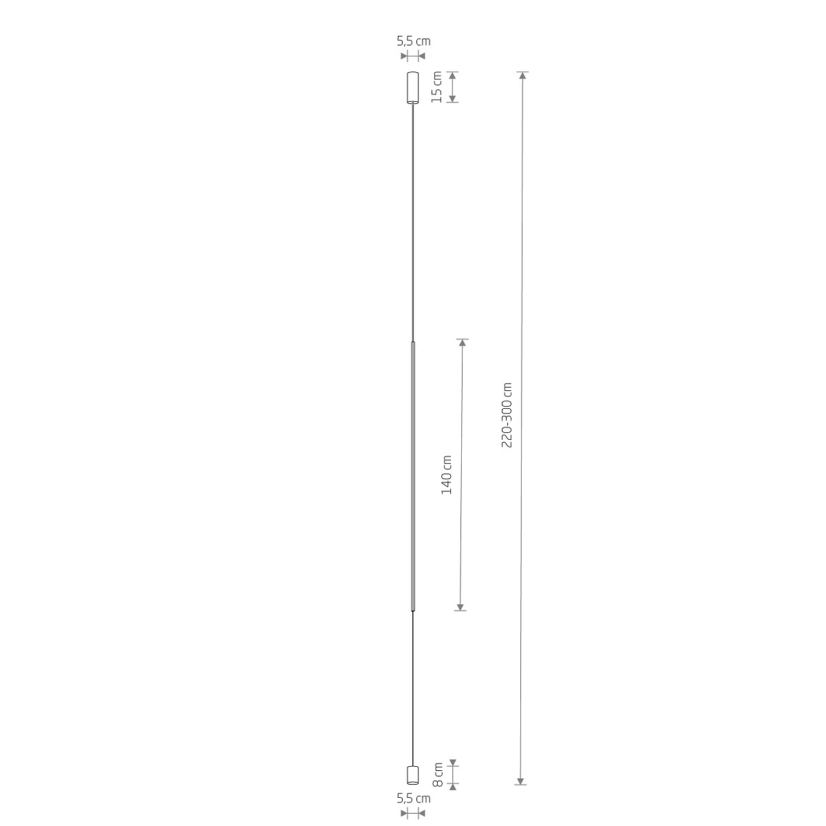 VERTIC LED white 4000K 11607 Nowodvorski Lighting