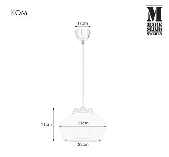 KOM white steel 107379 Markslojd