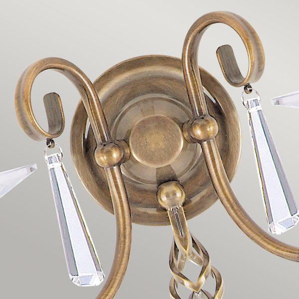 AEGEAN aged brass AG2-AGED-BRASS Elstead Lighting