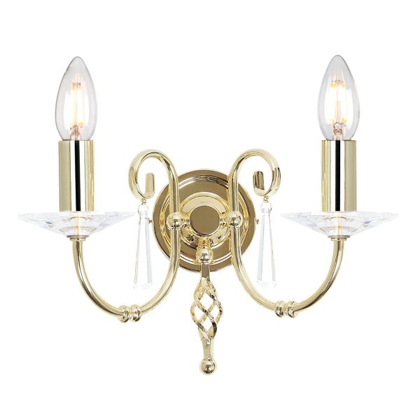 AEGEAN polished brass AG2-POL-BRASS Elstead Lighting