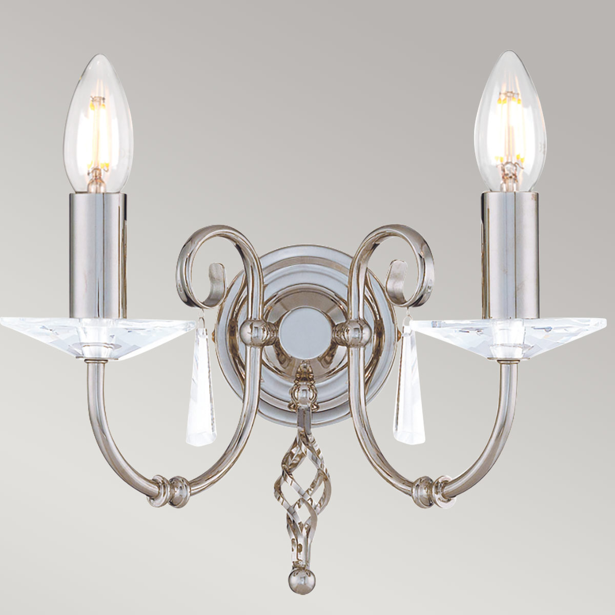 AEGEAN polished nickel AG2-POL-NICKEL Elstead Lighting