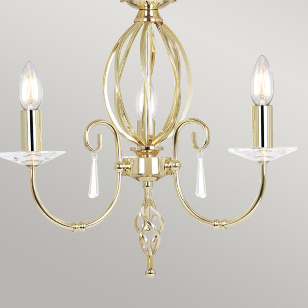 AEGEAN polished brass AG3-POL-BRASS Elstead Lighting