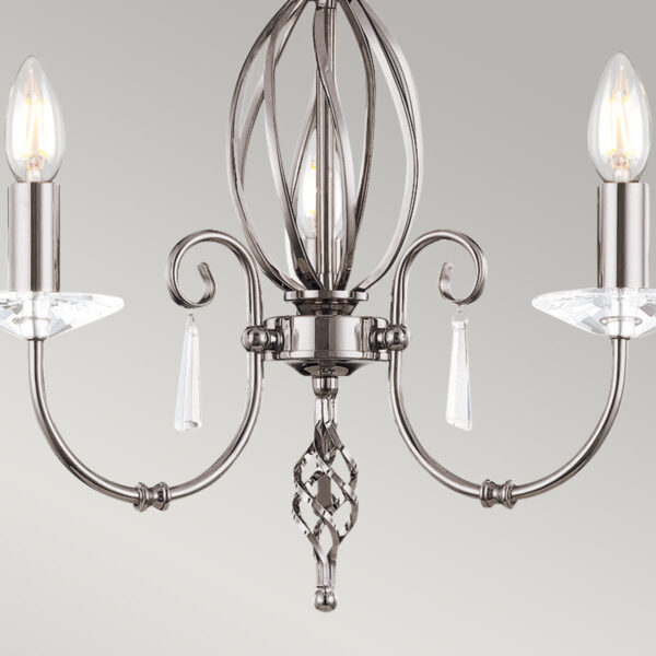 AEGEAN polished nickel AG3-POL-NICKEL Elstead Lighting