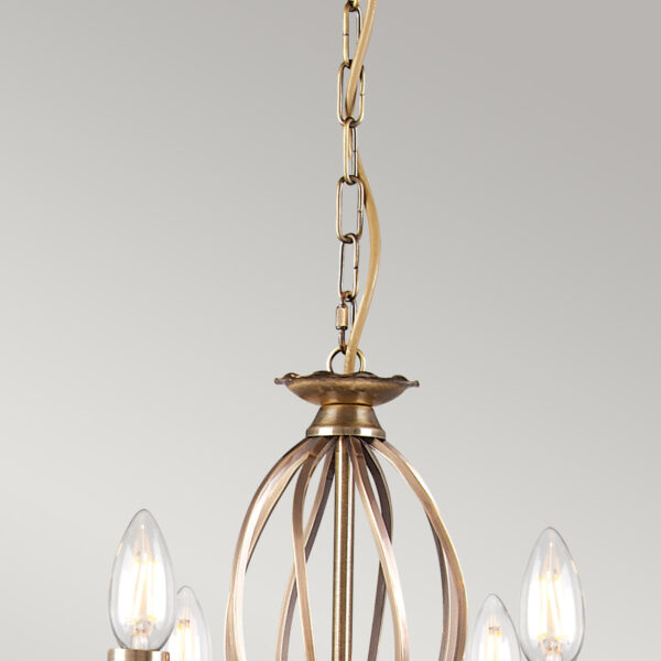 AEGEAN aged brass AG8-AGED-BRASS Elstead Lighting