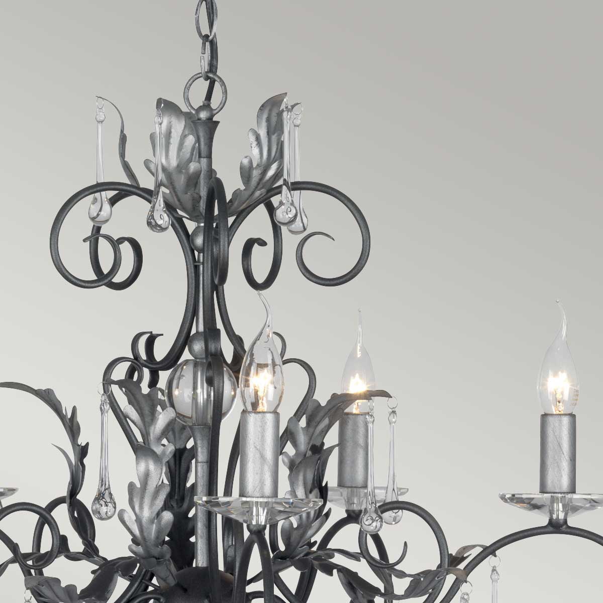 AMARILLI black and silver AML15-BLK-SILVER Elstead Lighting