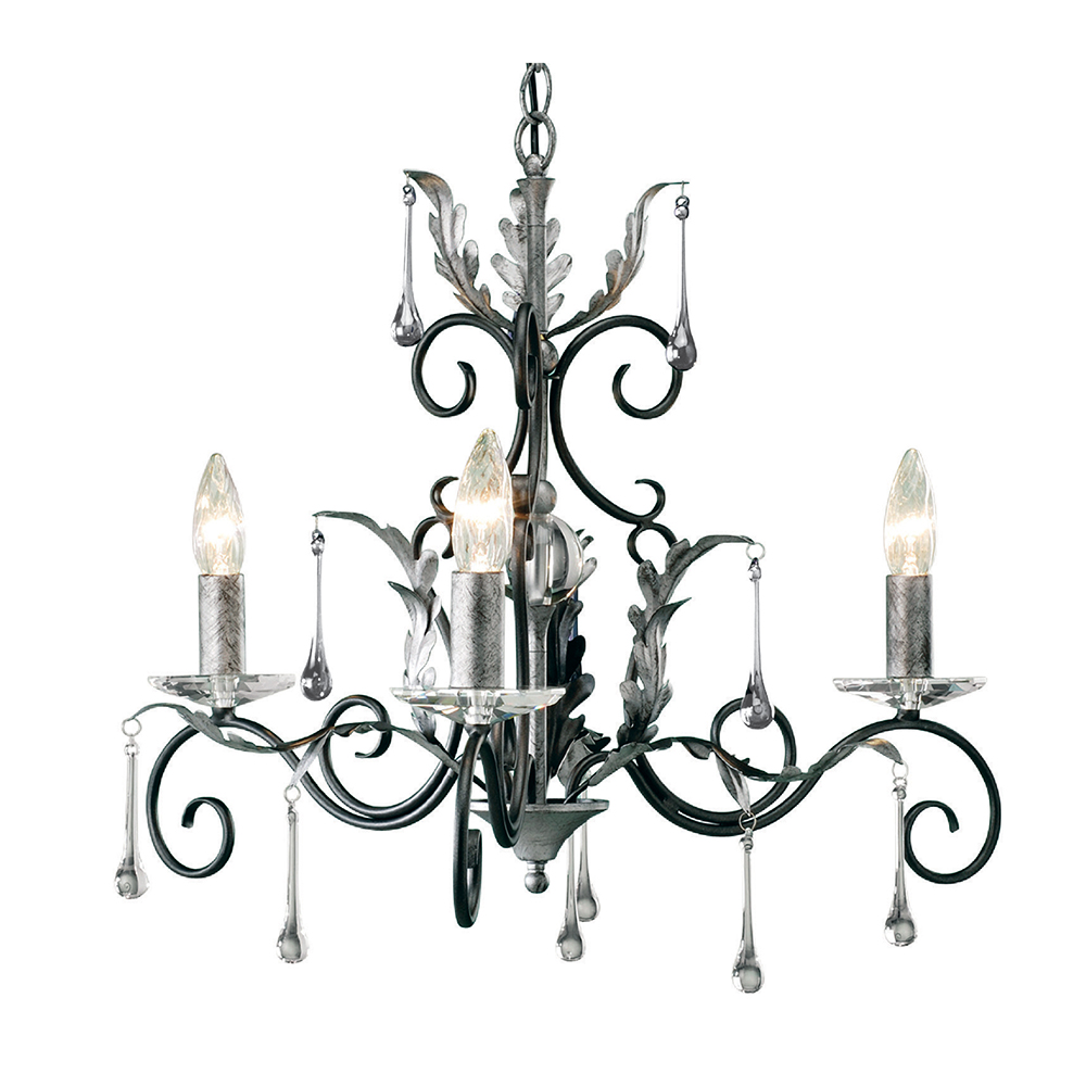 AMARILLI black and silver AML3-BLK-SILVER Elstead Lighting