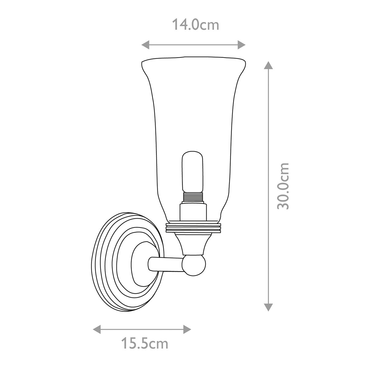 AUSTEN polished chrome BATH-AUSTEN2-PC Elstead Lighting