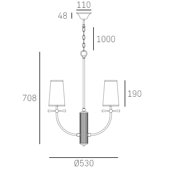 BOW brass IV P04190BR Cosmo Light