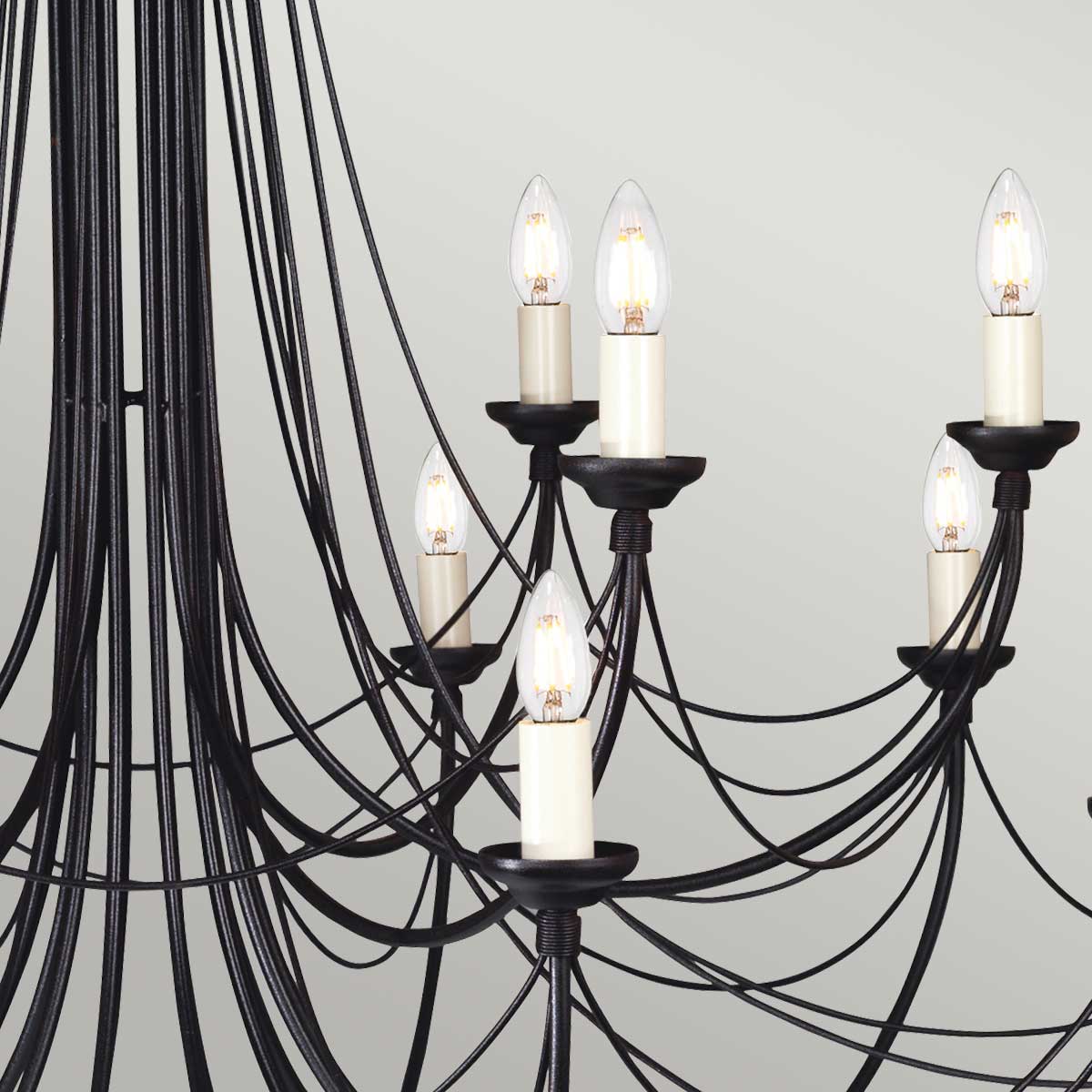 CARISBROOKE black CB18-BLACK Elstead Lighting