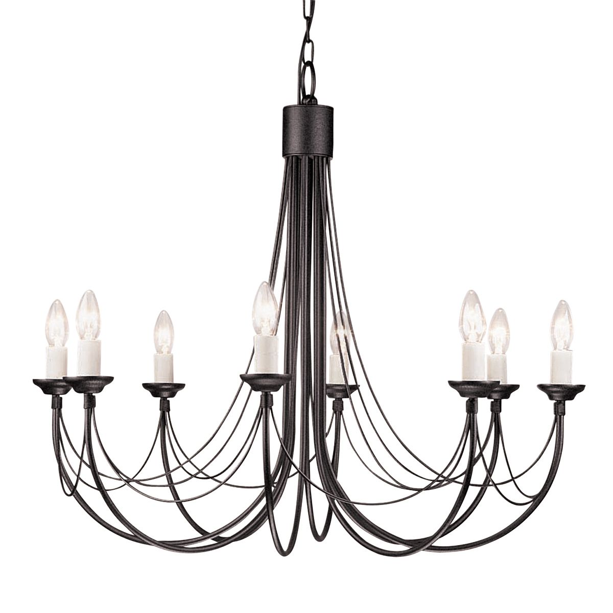 CARISBROOKE black CB8-BLACK Elstead Lighting